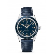 Omega Seamaster 300 Master Co-Axial platine sur cuir 233.93.41.21.03.001