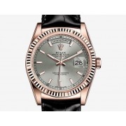 Rolex Day-Date or rose bracelet cuir M118135-0005